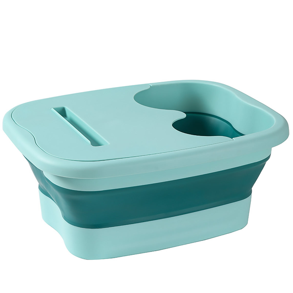 Foldable Foot Tub Portable Large Capacity Foot Basin for Home Bathroom Spa and Travel - Green V528-POT-GREEN-973976