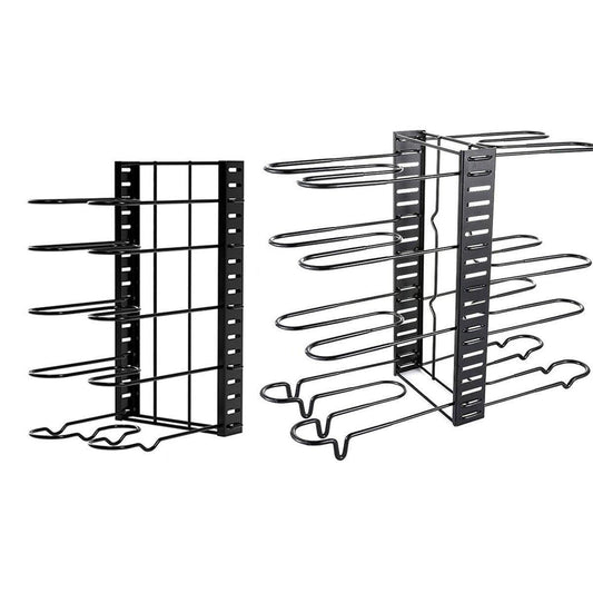 Multi-Layer Vertical Pot Lid Storage Rack Folding Kitchen Countertop Organizer - 5th-Floor V528-POT-HOLDER-5TH-FLOOR-272506