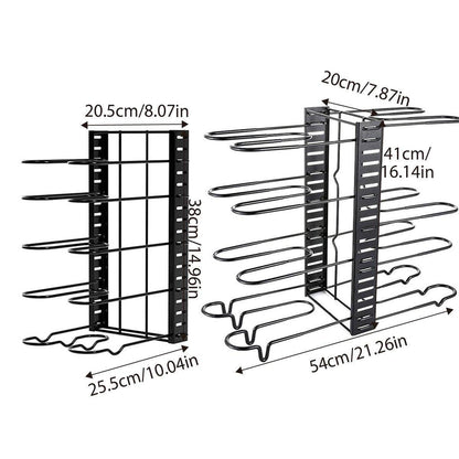 Multi-Layer Vertical Pot Lid Storage Rack Folding Kitchen Countertop Organizer - 5th-Floor V528-POT-HOLDER-5TH-FLOOR-272506