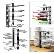 Multi-Layer Vertical Pot Lid Storage Rack Folding Kitchen Countertop Organizer - 5th-Floor V528-POT-HOLDER-5TH-FLOOR-272506