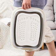 Foldable Foot Tub Portable Large Capacity Foot Basin for Home Bathroom Spa and Travel - Pink V528-POT-PINK-668619