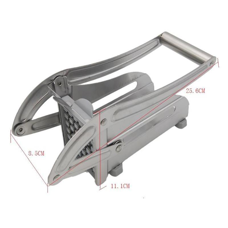Chip Potato Chipper Maker French Fries Dicer Slicer Chopper Cutter and 2 Blades V528-POTATOCUTTER-484475