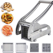 Chip Potato Chipper Maker French Fries Dicer Slicer Chopper Cutter and 2 Blades V528-POTATOCUTTER-484475