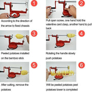 Manual Spiral Potato Slicer Twister Cutter Machine for Tornado Chips and Vegetables V528-POTATOTWISTERTORNADO-458339