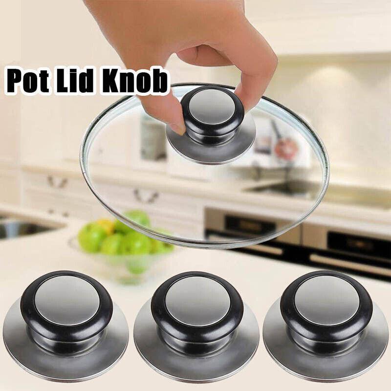 2PCS Cookware Lid Knob Handle Set for Pot Pan Saucepan Replacement V528-POTLIDKNOB-2PCS-5712589