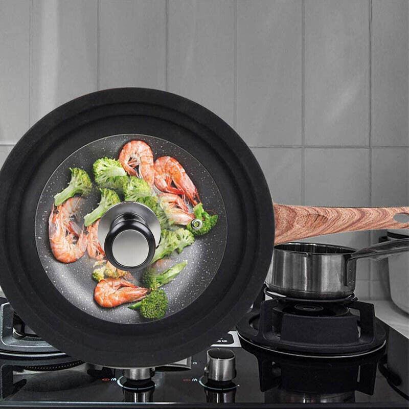 2PCS Cookware Lid Knob Handle Set for Pot Pan Saucepan Replacement V528-POTLIDKNOB-2PCS-5712589