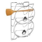 Pan Lid Holder Storage Rack Wall Mount Pot Cover Organizer Kitchen Accessories V528-POTLIDRACK-465512