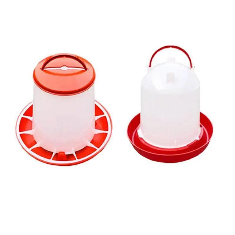 Durable Poultry Feeder and Waterer for Chicken and Chook Farming Use - Feeder V528-POULTRYWATERER-FEEDER-14134