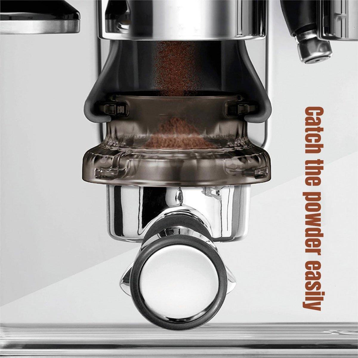 Coffee Machine Powder Catch Ring Espresso Dosing Funnel Barista Grounds Tool V528-POWDER-COUPLING-RING-234598