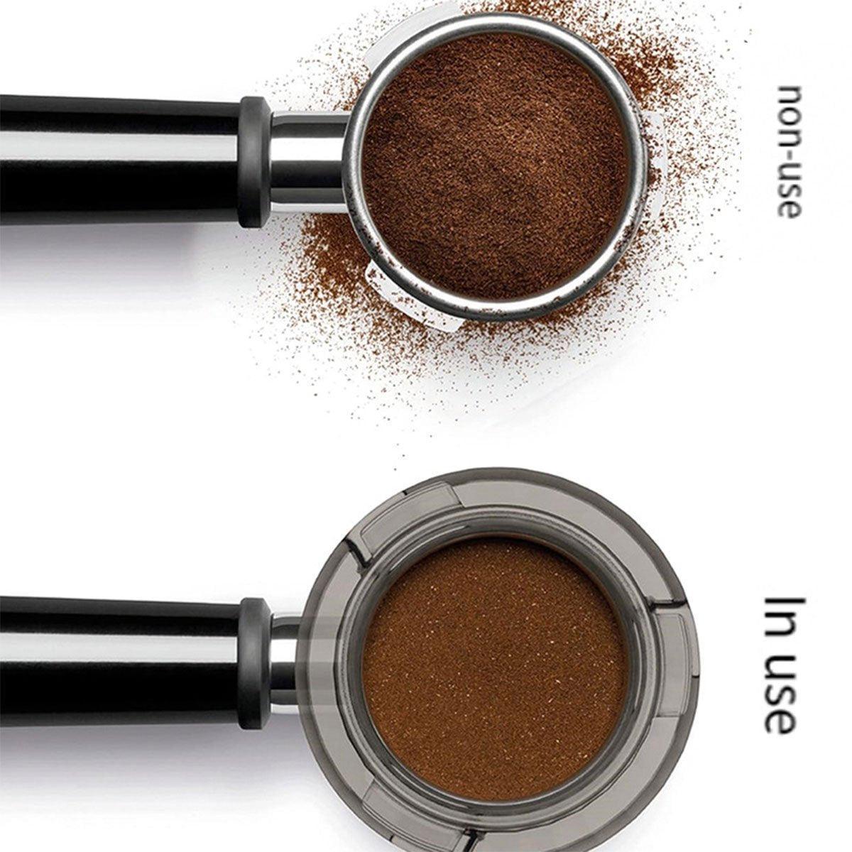 Coffee Machine Powder Catch Ring Espresso Dosing Funnel Barista Grounds Tool V528-POWDER-COUPLING-RING-234598