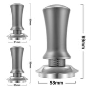 Adjustable Coffee Tamper with Scale Constant Pressure Espresso Powder Press Tool - Silver-58mm V528-POWDER-PRESS-SILVER-58-639241