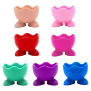 7PCS Breakfast Serving Cups Holders Set Boiled Egg Kitchen Silicone Egg Cup V528-POWDER-PUFF-7PCS-835474
