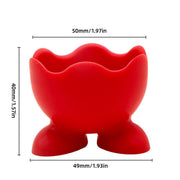 7PCS Breakfast Serving Cups Holders Set Boiled Egg Kitchen Silicone Egg Cup V528-POWDER-PUFF-7PCS-835474