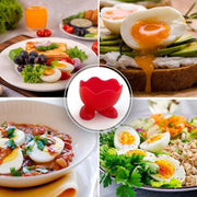 7PCS Breakfast Serving Cups Holders Set Boiled Egg Kitchen Silicone Egg Cup V528-POWDER-PUFF-7PCS-835474