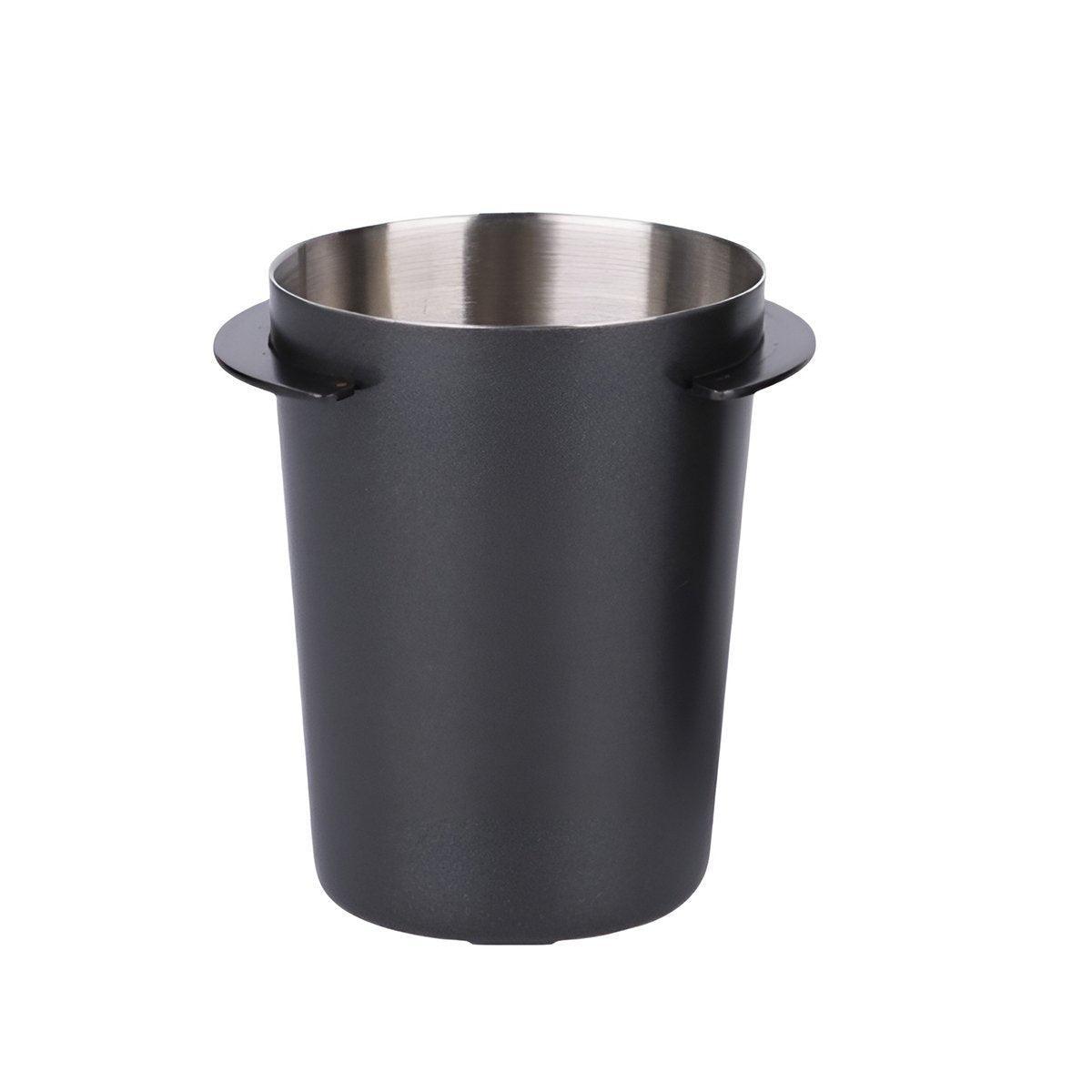 58mm Stainless Steel Coffee Catchers Coffee Maker Handle Accessories Durable Use - Black V528-POWDER-RECEIVING-CUP-BLACK-792508