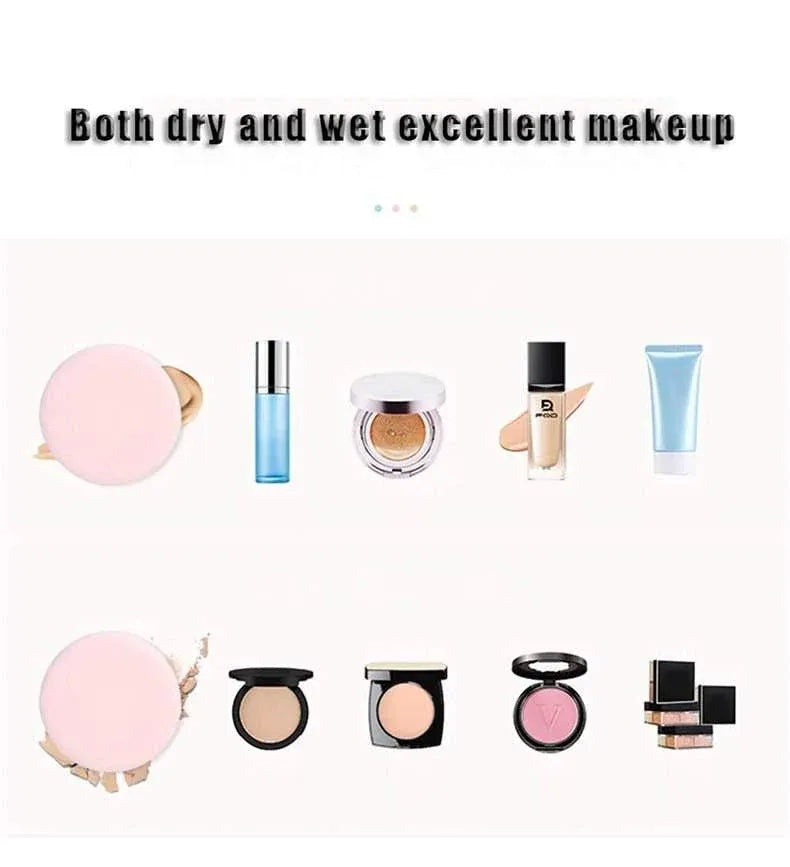 Air Cushion Puff Powder Foundation Makeup Cosmetic Sponge BB CC Cream Face - Navy V528-POWDERPUFF-NAVY-5PCS-843441