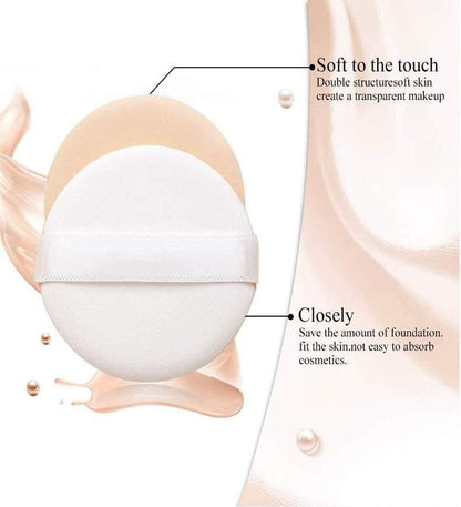 Air Cushion Puff Powder Foundation Makeup Cosmetic Sponge BB CC Cream Face - Purple V528-POWDERPUFF-PURPLE-5PCS-058746