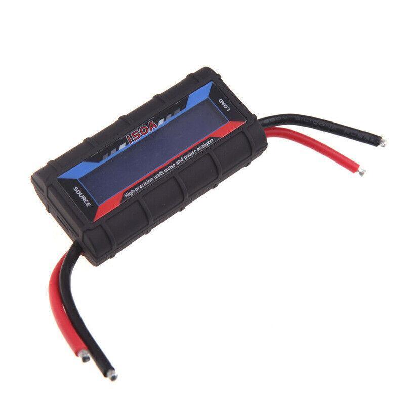150A Digital LCD Amp Watt Meter Power Analyser Solar Caravan V528-POWERANALYSER-785761
