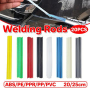 Bumper Plastic Welding Rod Torch 50CM/25CM Assorted Colours and Materials - White - PP 20cm