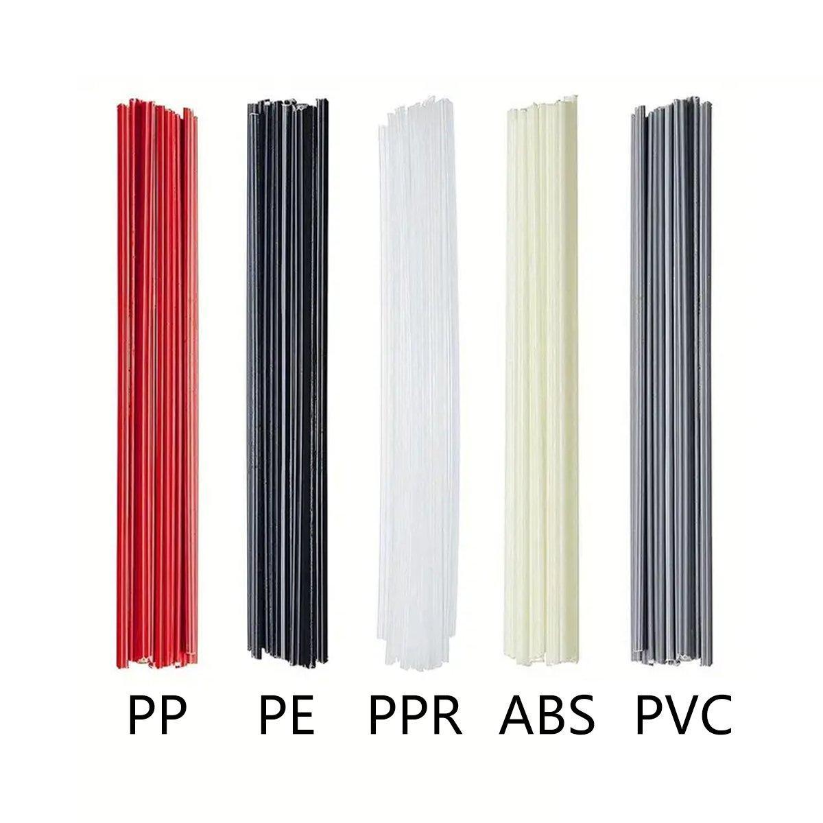 Bumper Plastic Welding Rod Torch 50CM/25CM Assorted Colours and Materials - White - PP 20cm