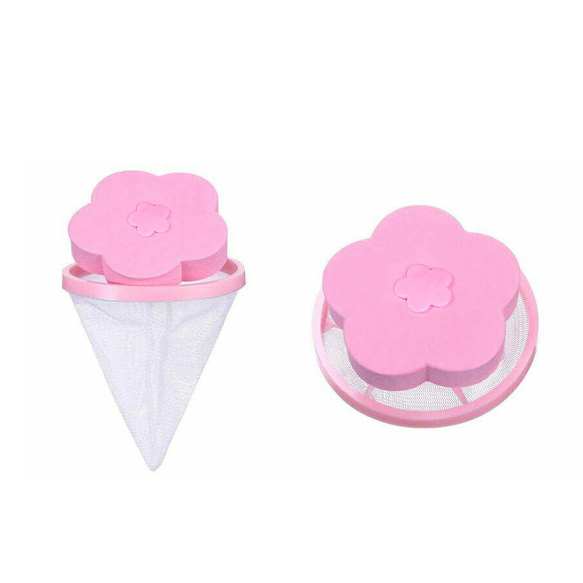 5X Washing Machine Filter Bag Floating Lint Hair Catcher Mesh Pouch Laundry Tool - Pink *5 PCS V528-PPICOLOUR-PINK-5PCS75826