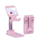 Foldable Adjustable Universal Desk Stand Holder For Mobile Phone Tablet Portable - Pink V528-PPICOLOUR-PINK57074
