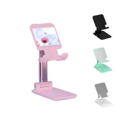 Foldable Adjustable Universal Desk Stand Holder For Mobile Phone Tablet Portable - Pink V528-PPICOLOUR-PINK57074