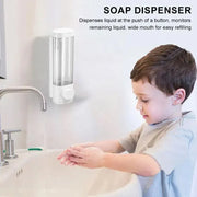 Wall Mounted Soap Dispenser Manual Press Shower Gel Bottle for Hand Sanitizer V528-PRESS-BOTTLE-846848