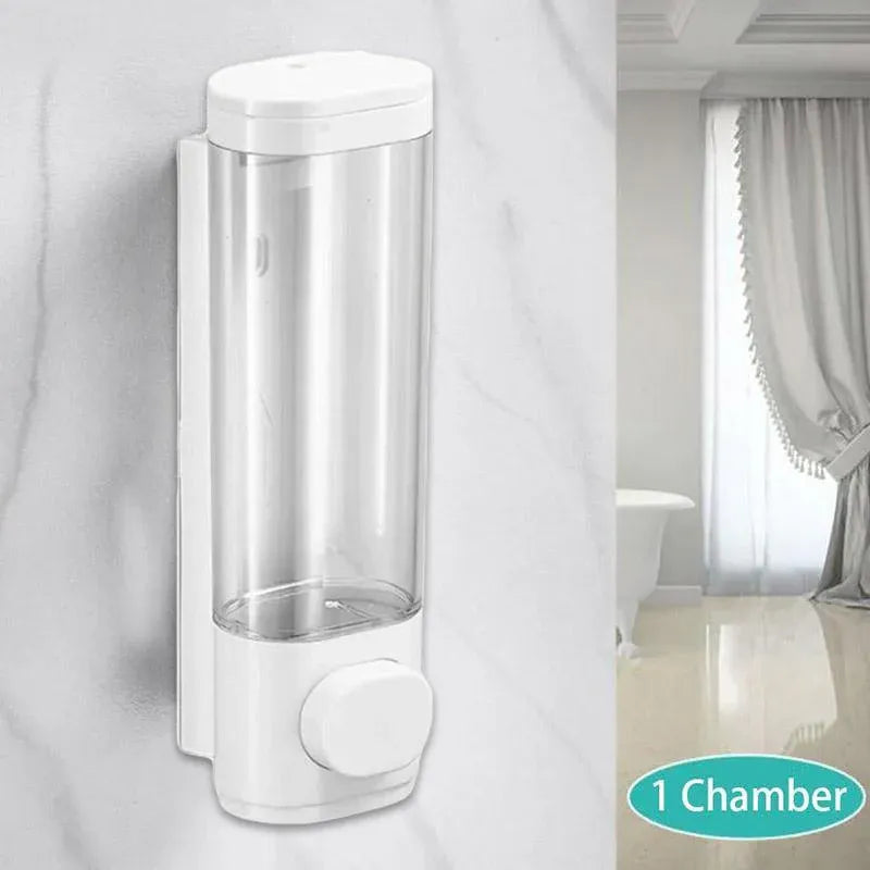 Wall Mounted Soap Dispenser Manual Press Shower Gel Bottle for Hand Sanitizer V528-PRESS-BOTTLE-846848