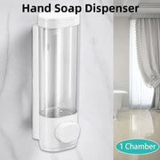 Wall Mounted Soap Dispenser Manual Press Shower Gel Bottle for Hand Sanitizer V528-PRESS-BOTTLE-846848