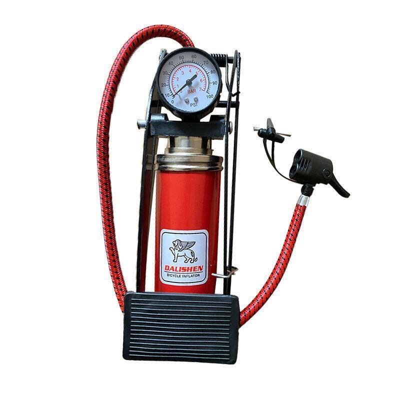 High Pressure Foot Pump Bicycle Ball Motorbike Car Type Inflator Tire Air Pump V528-PRESSUREFOOT-511715