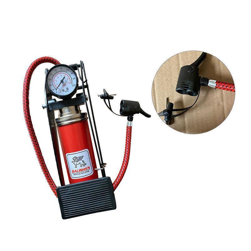 High Pressure Foot Pump Bicycle Ball Motorbike Car Type Inflator Tire Air Pump V528-PRESSUREFOOT-511715