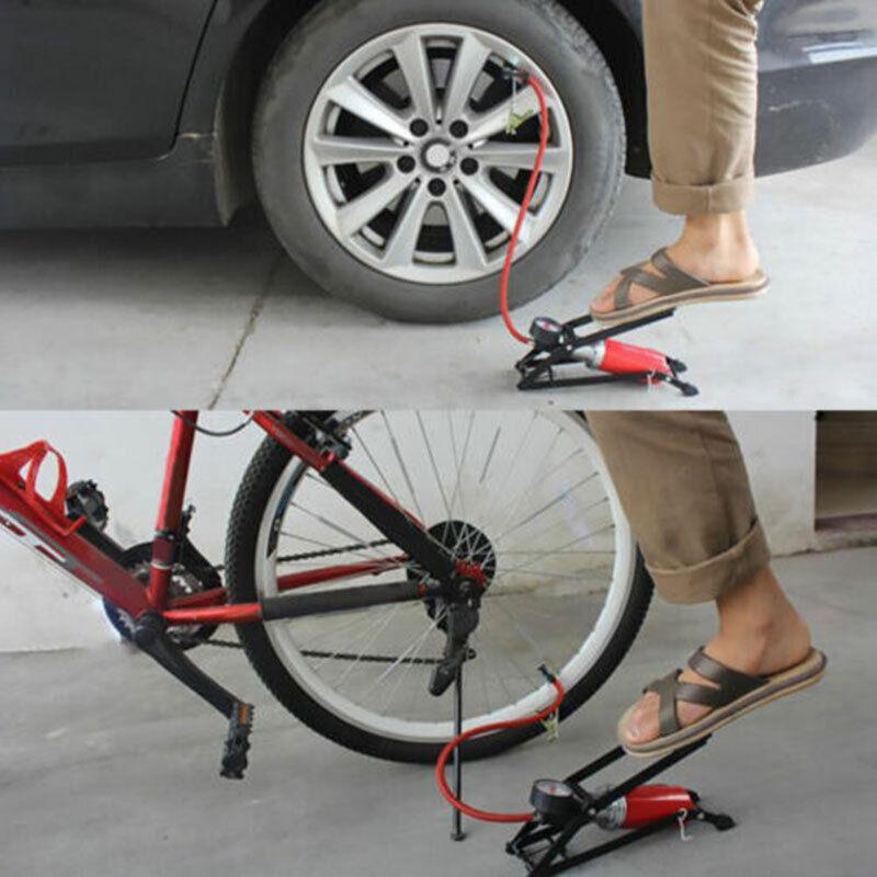 High Pressure Foot Pump Bicycle Ball Motorbike Car Type Inflator Tire Air Pump V528-PRESSUREFOOT-511715