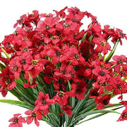 12pcs Artificial Flowers Set for Home Decor Wedding Party Fake Floral Decor - Orange V528-PRIMROSE-12PCS-ORANGE-238078