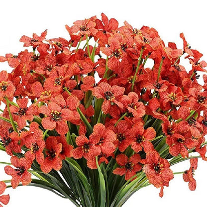 12pcs Artificial Flowers Set for Home Decor Wedding Party Fake Floral Decor - Peach V528-PRIMROSE-12PCS-PEACH-681458