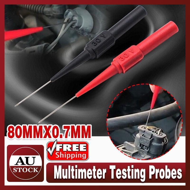 4PCS Multimeter Testing Lead Fluke Extention Back Probes Sharp Needles Micro Pins V528-PROBES-4PCS-166247