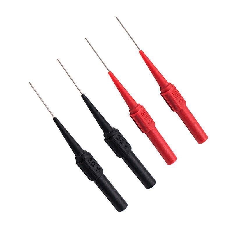 4PCS Multimeter Testing Lead Fluke Extention Back Probes Sharp Needles Micro Pins V528-PROBES-4PCS-166247