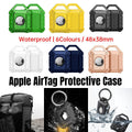 Waterproof Apple AirTag Protective Case TPU Cover Air Tag Tracker Loop Holder - Green V528-PROTECTIVE-COVER-GREEN-105303