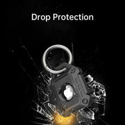 Waterproof Apple AirTag Protective Case TPU Cover Air Tag Tracker Loop Holder - White V528-PROTECTIVE-COVER-WHITE-701562