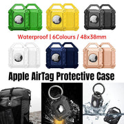Waterproof Apple AirTag Protective Case TPU Cover Air Tag Tracker Loop Holder - Yellow V528-PROTECTIVE-COVER-YELLOW-714630