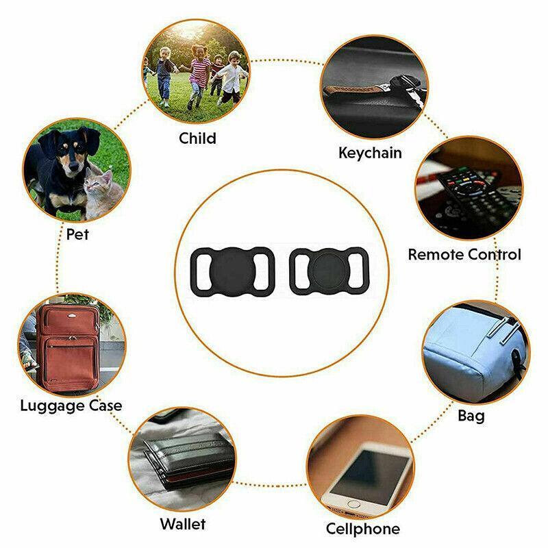 Silicone Collar Attachment Case Compatible with Tracking Device for Pets - Red V528-PROTECTIVECASE-RED-321199
