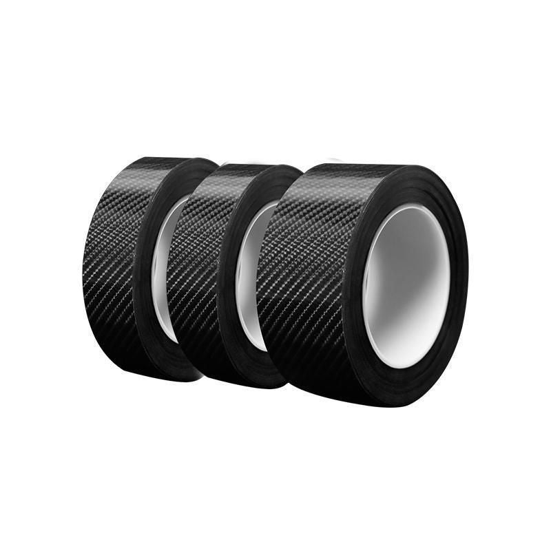 3PCS 3m Carbon Fiber Car Sticker Door Sill Anti-Scratch Tape DIY Protection Film V528-PROTECTORKIT-3PCS-3CM-3M-555664