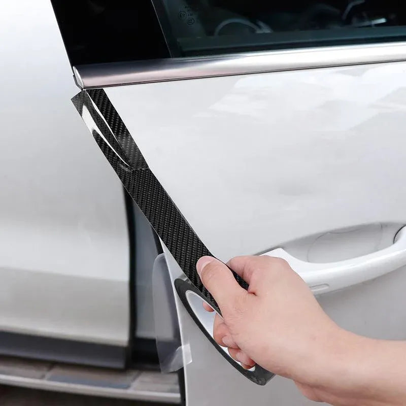 3PCS 3m Carbon Fiber Car Sticker Door Sill Anti-Scratch Tape DIY Protection Film V528-PROTECTORKIT-3PCS-3CM-3M-555664