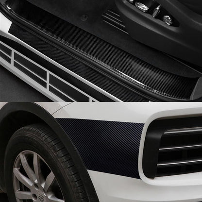 3PCS 3m Carbon Fiber Car Sticker Door Sill Anti-Scratch Tape DIY Protection Film V528-PROTECTORKIT-3PCS-3CM-3M-555664