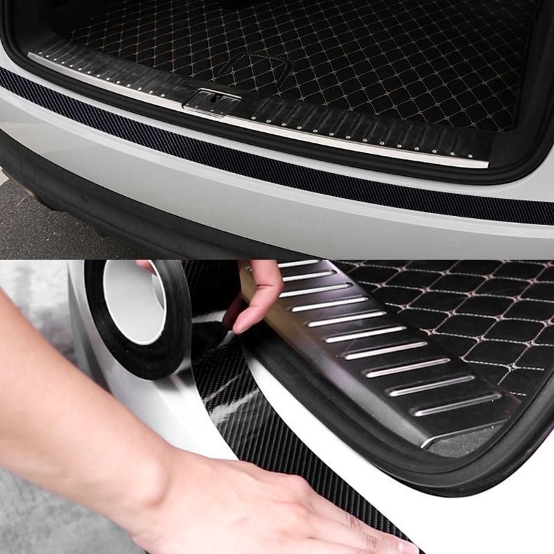 3PCS 3m Carbon Fiber Car Sticker Door Sill Anti-Scratch Tape DIY Protection Film V528-PROTECTORKIT-3PCS-3CM-3M-555664
