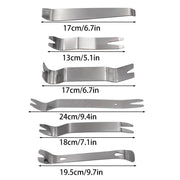 6pcs Pry Bar Tool Set Metal Dismantling Plate Fastener Remover For Car Repair V528-PRY-BAR-6PCS-BLUE-MSD-703690