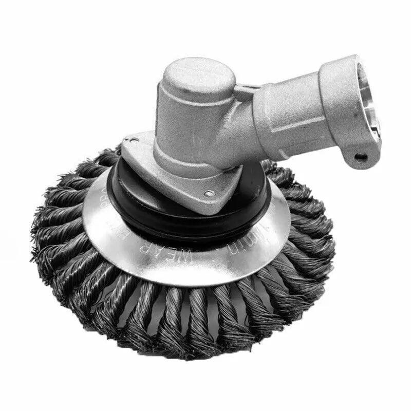 6/8inch Weed Brush Steel Wire Trimmer Wheel Garden Lawnmower Head Tool Grass Cutter - 8'' V528-PSIZE-826099