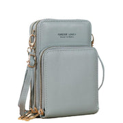 Women Crossbody Phone Purse Touch Screen Bag Rfid Blocking Wallet Shoulder Strap - Dark Blue V528-PSMALLBAG3COLOUR-DARKBLUE67576