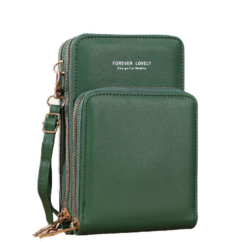 Women Crossbody Phone Purse Touch Screen Bag Rfid Blocking Wallet Shoulder Strap - Blue V528-PSMALLBAGBL2COLOUR-BLUE99234
