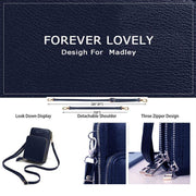 Women Crossbody Phone Purse Touch Screen Bag Rfid Blocking Wallet Shoulder Strap - Grey V528-PSMALLBAGGRCOLOUR-GREY85446
